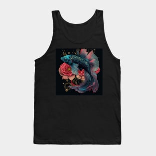 Floral Betta fish Tank Top